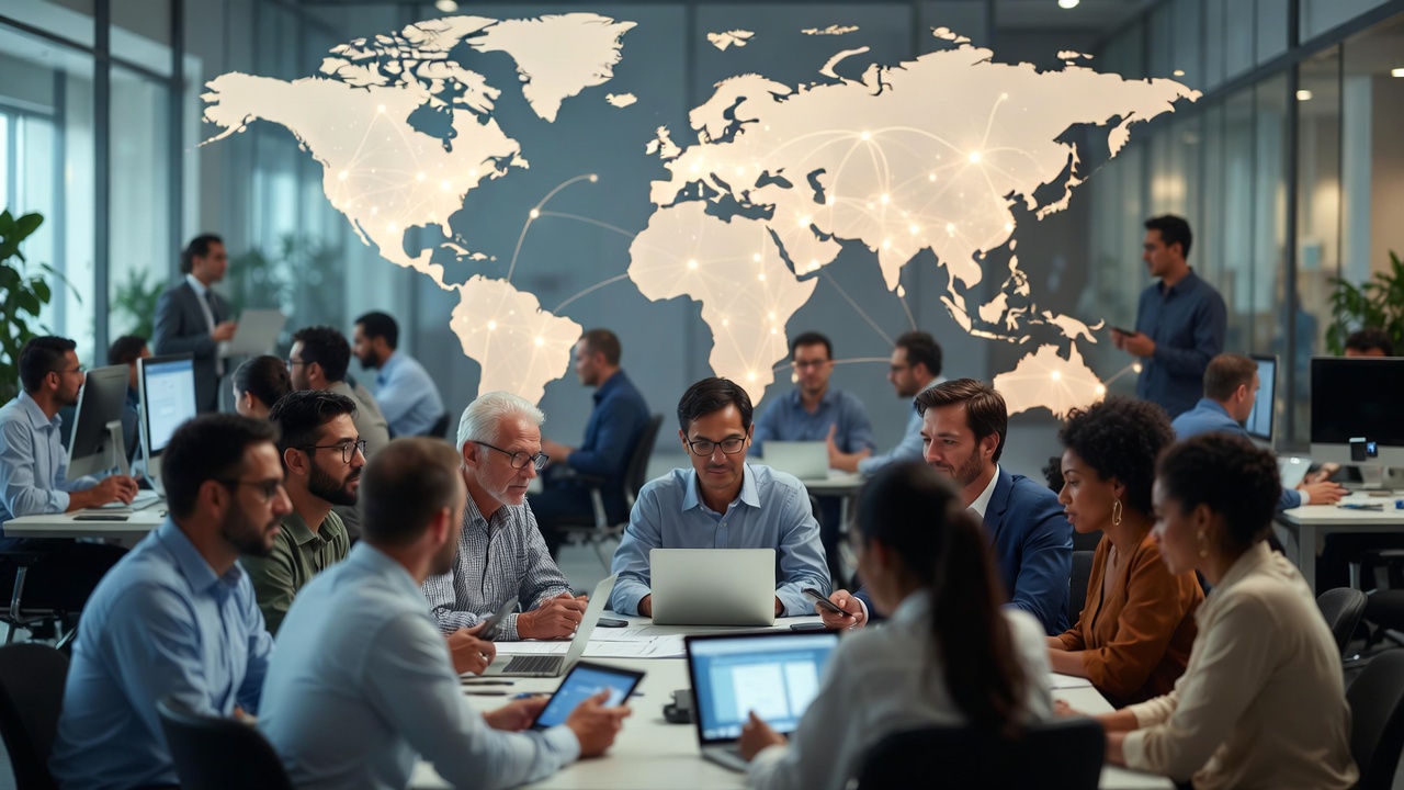 Digital transformation concept